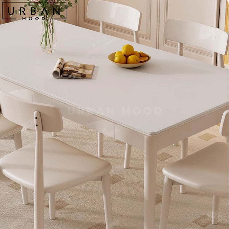 ANELE Modern Sintered Stone Dining Table