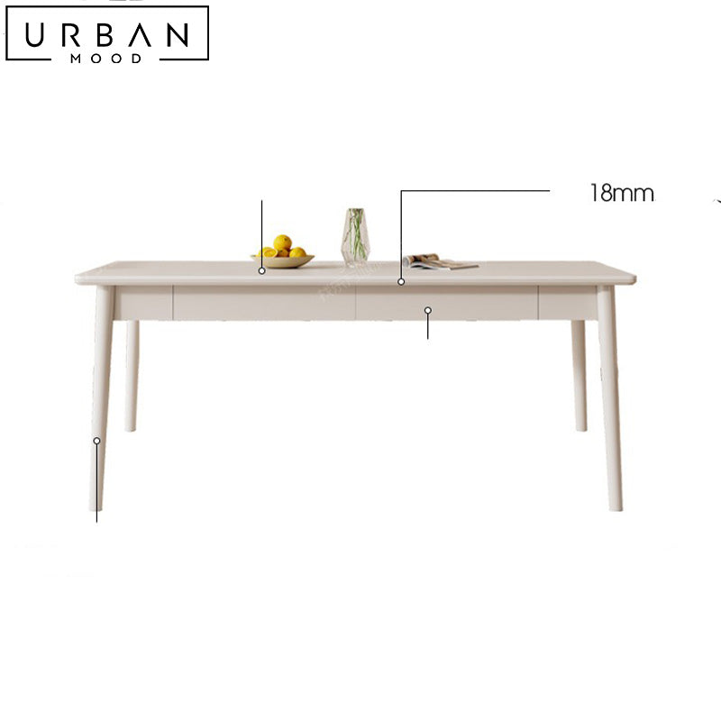 ANELE Modern Sintered Stone Dining Table