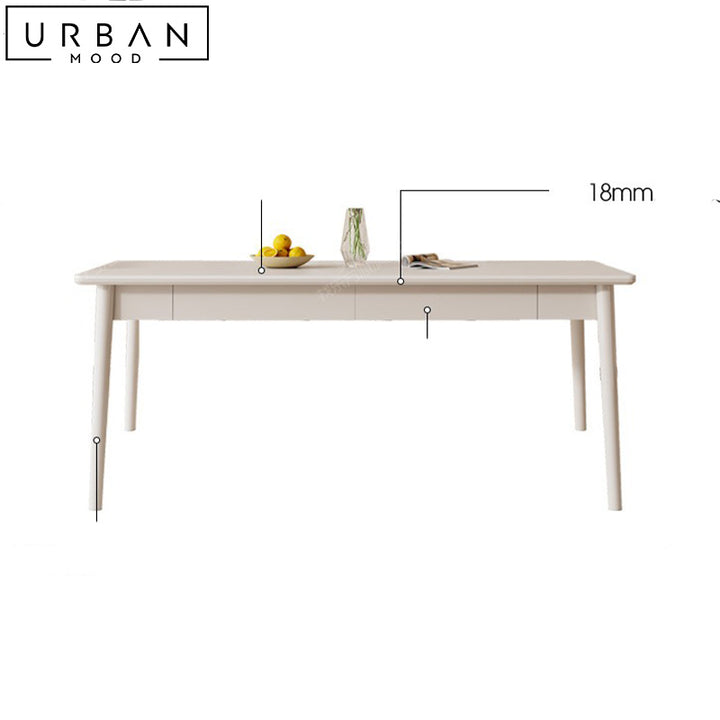 ANELE Modern Sintered Stone Dining Table