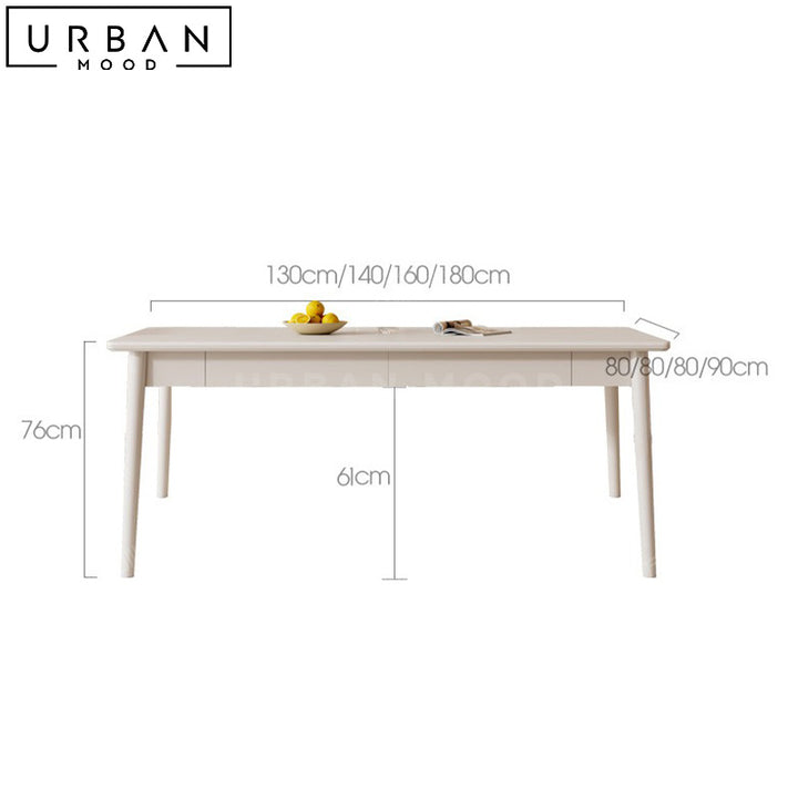 ANELE Modern Sintered Stone Dining Table