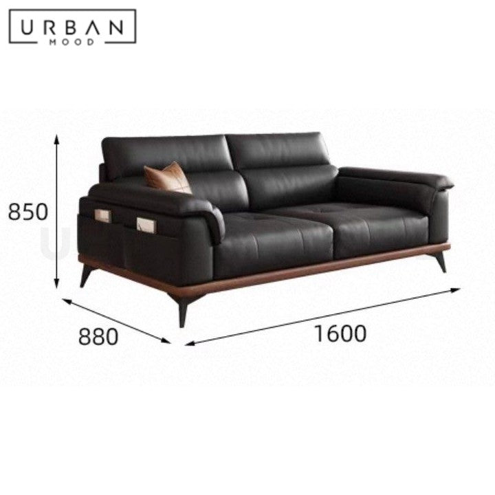 HELINA Modern Leather Sofa