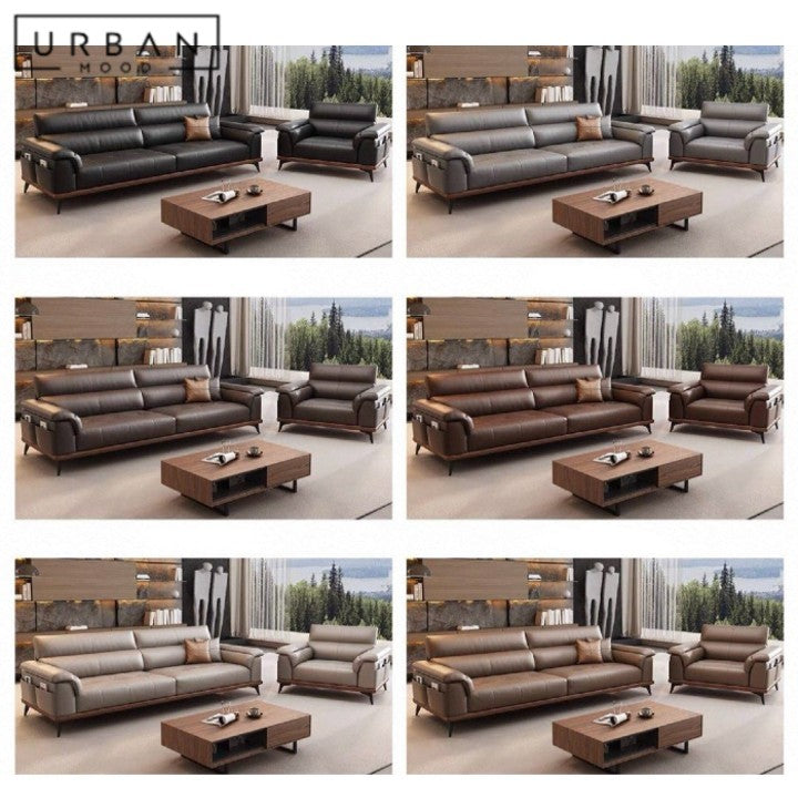 HELINA Modern Leather Sofa