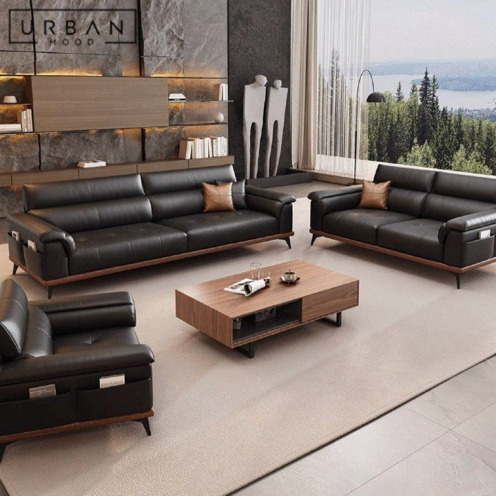 HELINA Modern Leather Sofa