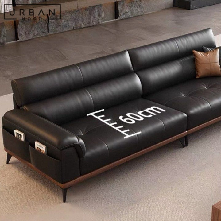 HELINA Modern Leather Sofa