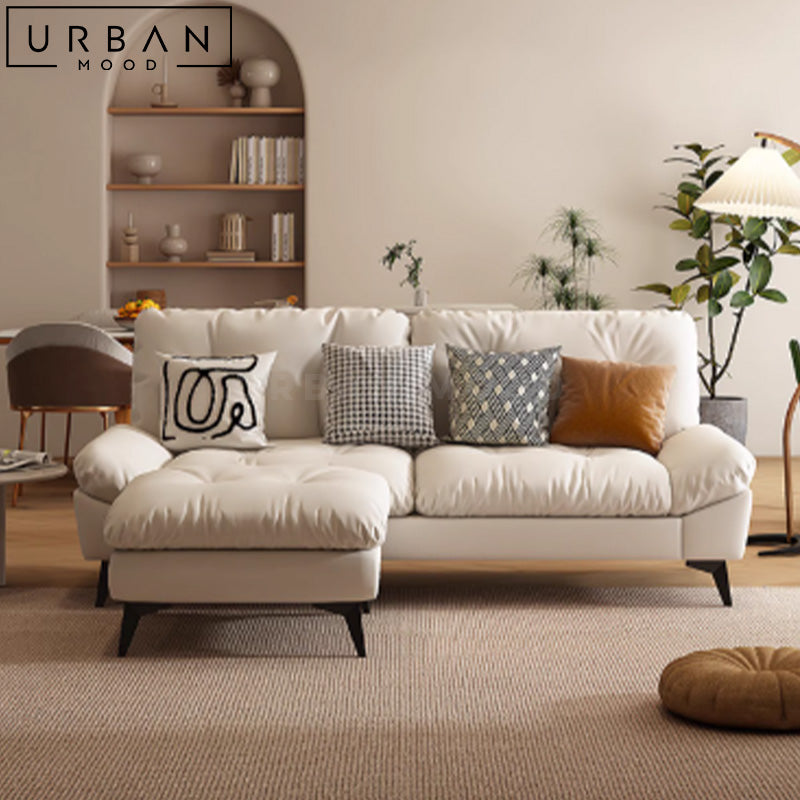 ANTHN Modern Leathaire Sofa