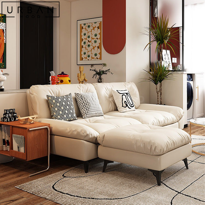 ANTHN Modern Leathaire Sofa