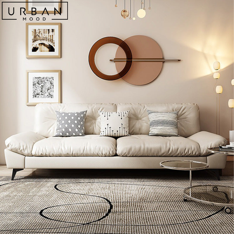 ANTHN Modern Leathaire Sofa