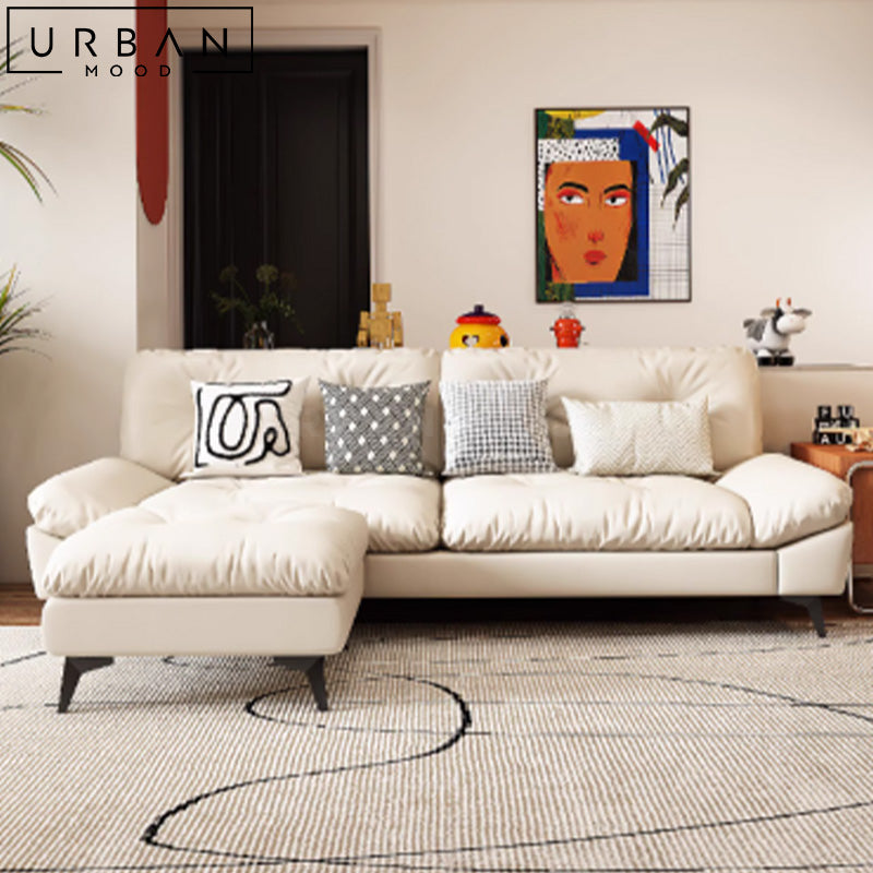 ANTHN Modern Leathaire Sofa