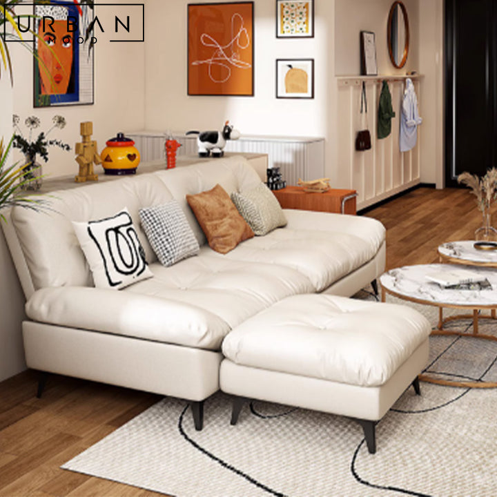 ANTHN Modern Leathaire Sofa