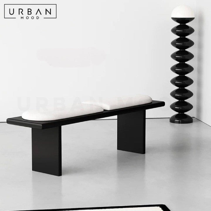 TUNEZ Modern Solid Wood Bench