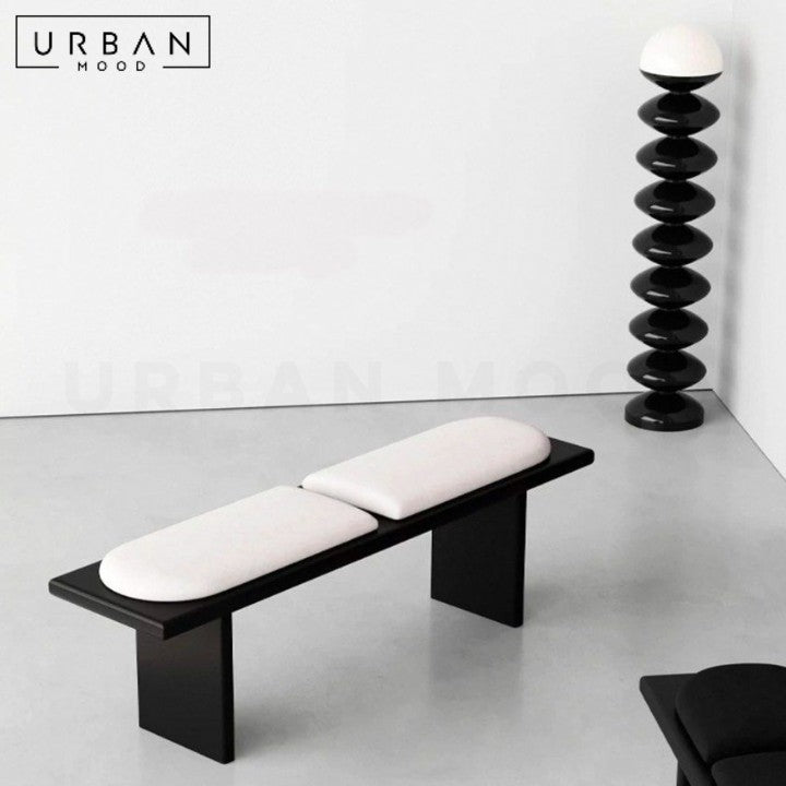 TUNEZ Modern Solid Wood Bench