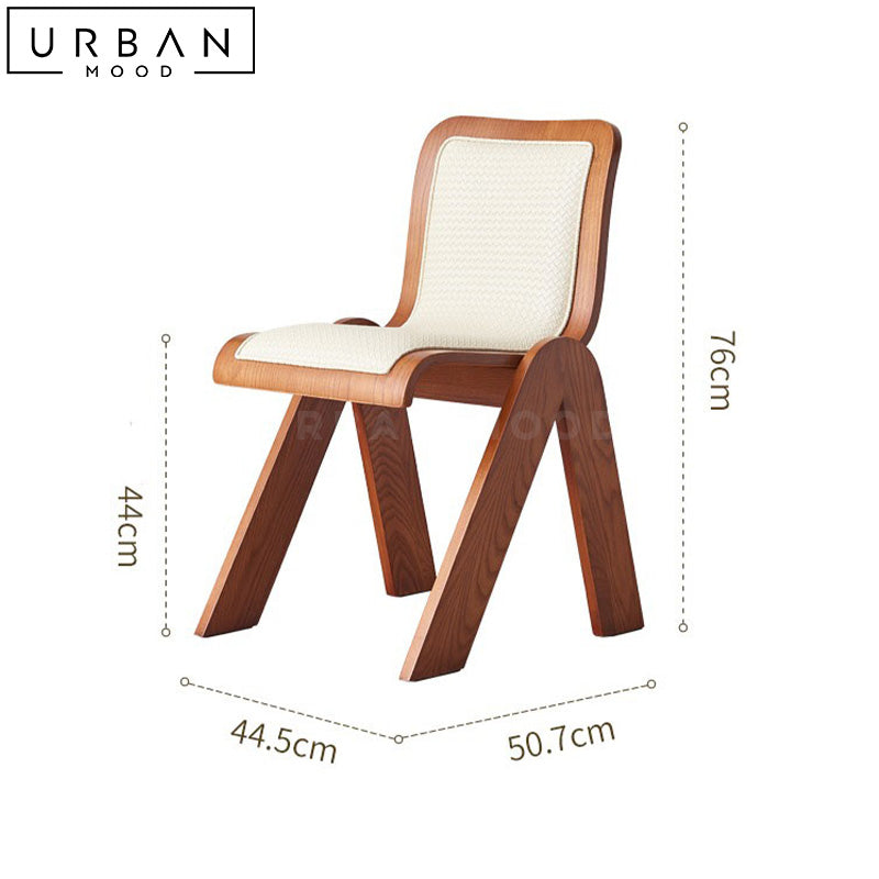 AORA Modern Leather Dining Chair