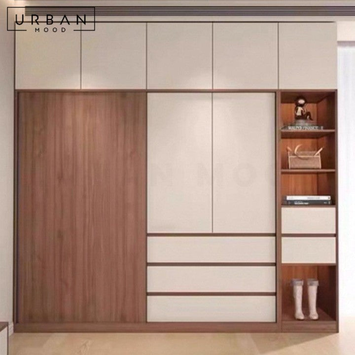 ARASHI Modern Solid Wood Wardrobe
