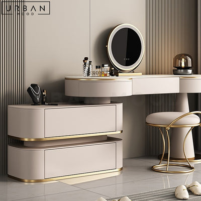 ARARIEL Modern Solid Wood Vanity Table