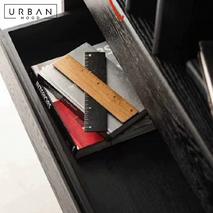 ARAUS Modern Solid Wood Bookshelf
