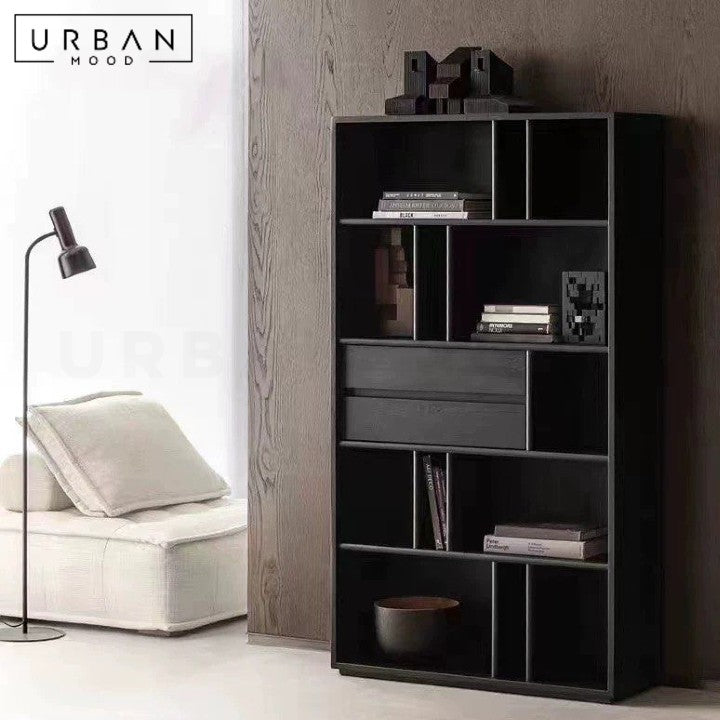 ARAUS Modern Solid Wood Bookshelf