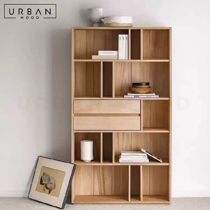 ARAUS Modern Solid Wood Bookshelf