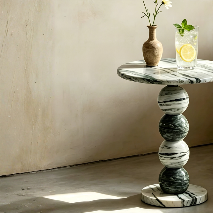 ARDENE Modern Marble Side Table - Urban Mood Singapore