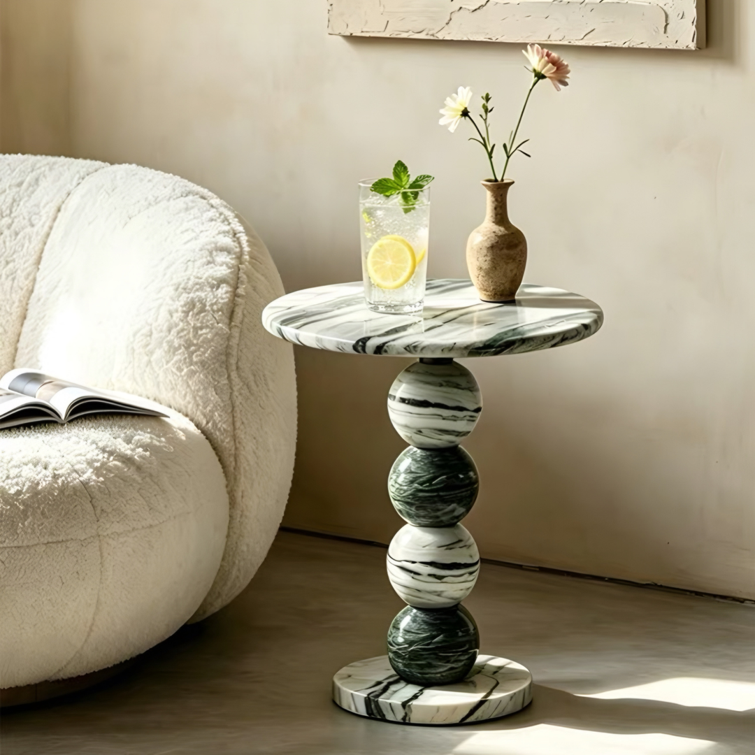 ARDENE Modern Marble Side Table - Urban Mood Singapore
