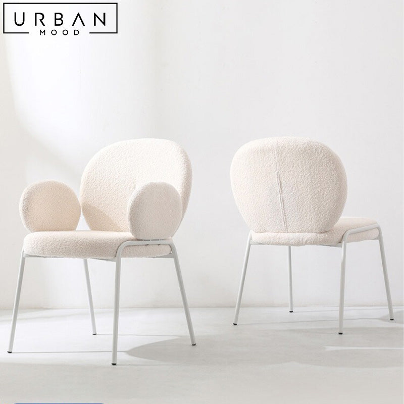 ARINA Modern Boucle Dining Chair