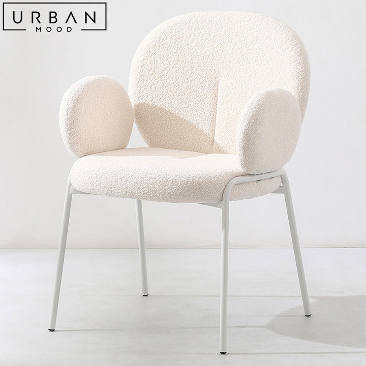 ARINA Modern Boucle Dining Chair