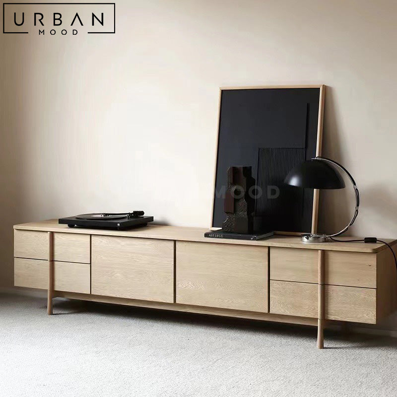 ARLO Wabi Sabi Solid Wood TV Console – Urban Mood