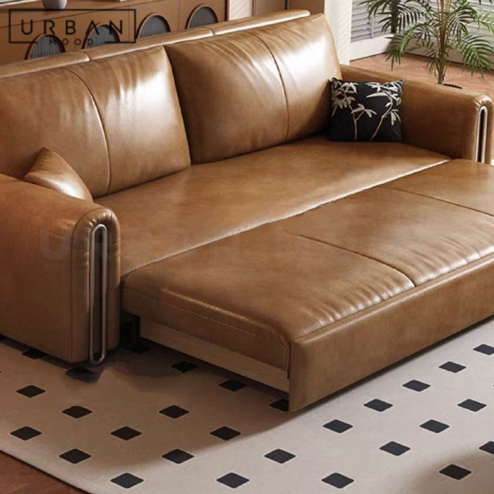 AROYAN Modern Leather Sofa