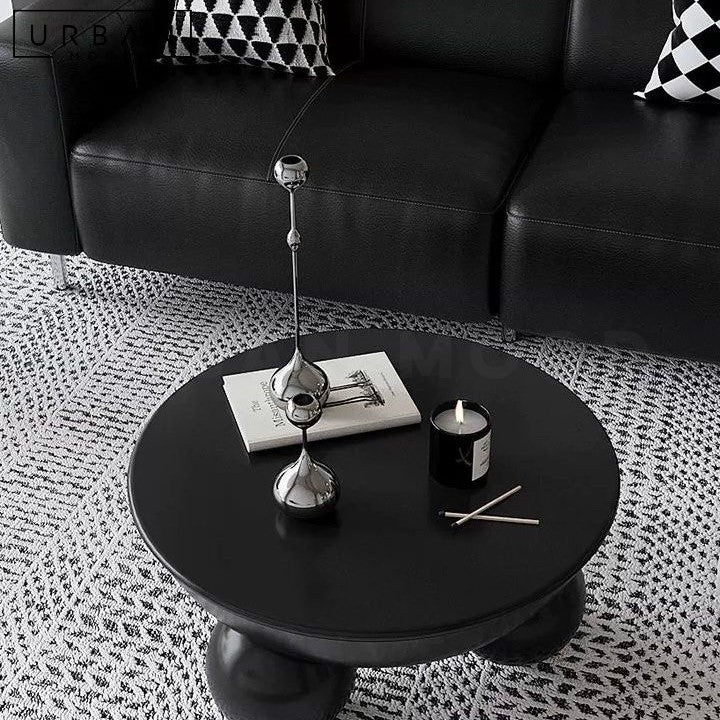 ARTNER Modern Round Storage Coffee Table