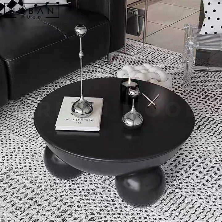 ARTNER Modern Round Storage Coffee Table