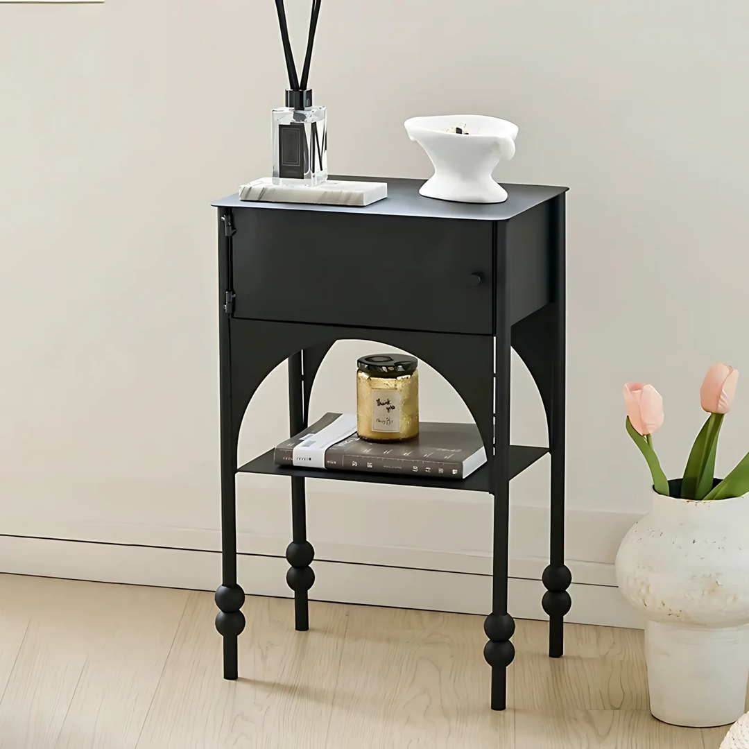 ARVELL Rustic Bedside Table - Urban Mood Singapore