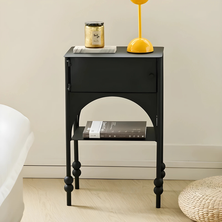 ARVELL Rustic Bedside Table - Urban Mood Singapore
