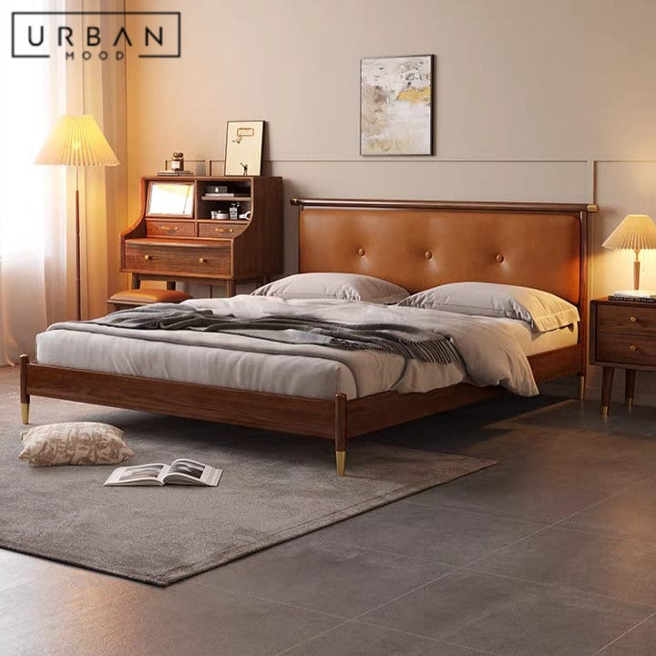 ASHLEIGH Modern Solid Wood Bedframe