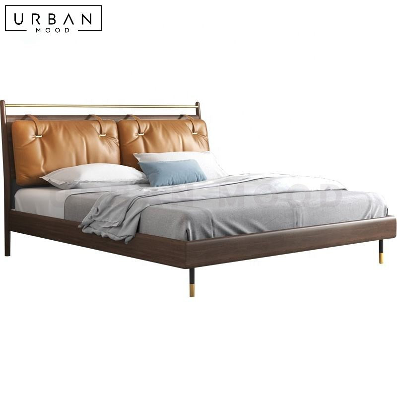 ASHLEIGH Modern Solid Wood Bedframe