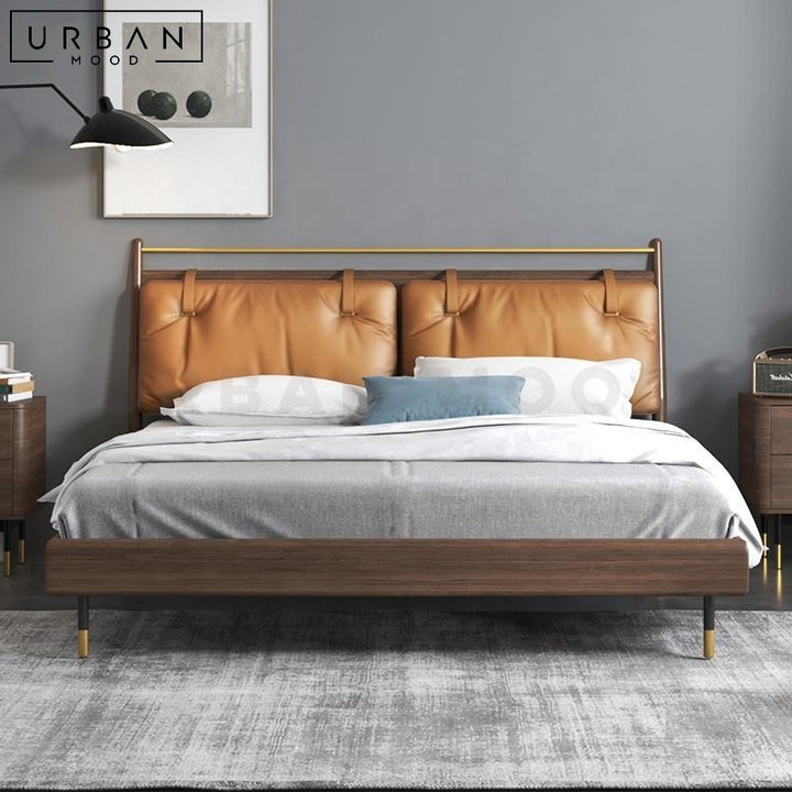 ASHLEIGH Modern Solid Wood Bedframe