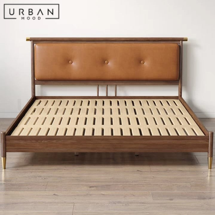 ASHLEIGH Modern Solid Wood Bedframe