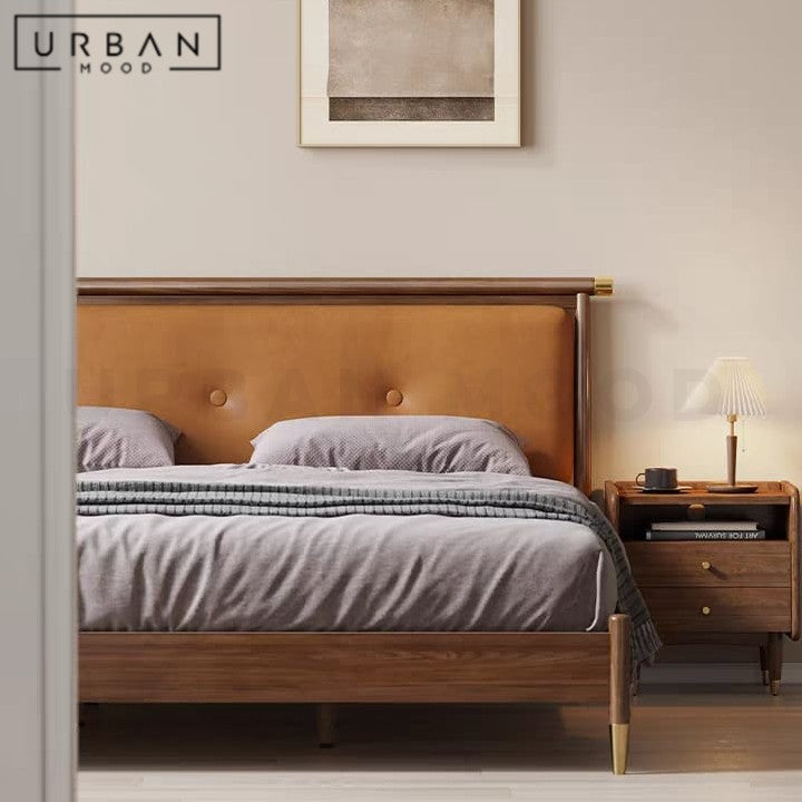 ASHLEIGH Modern Solid Wood Bedframe