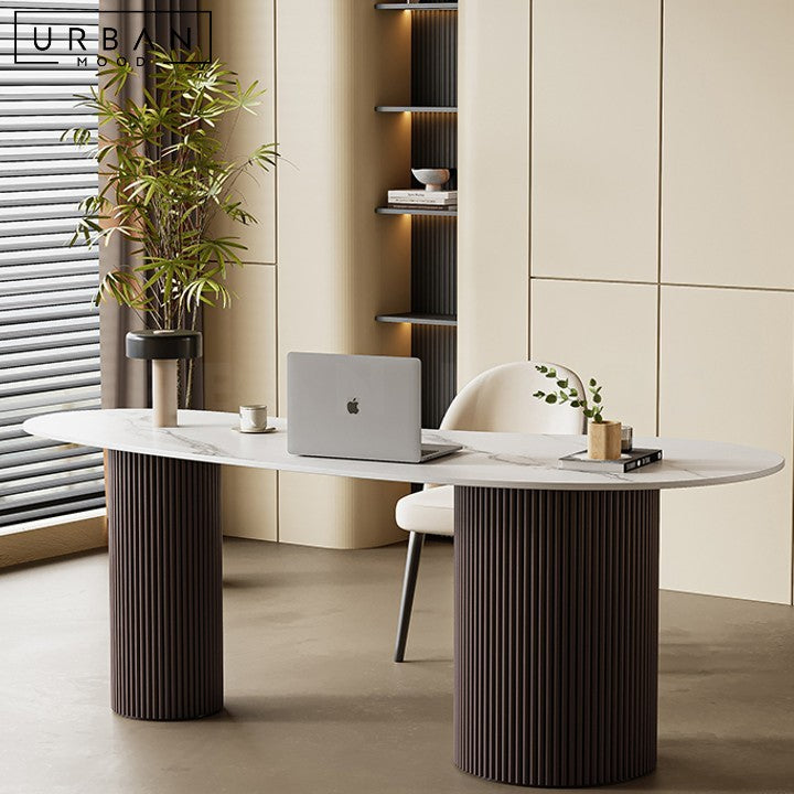 SHAY Modern Sintered Stone Study Table