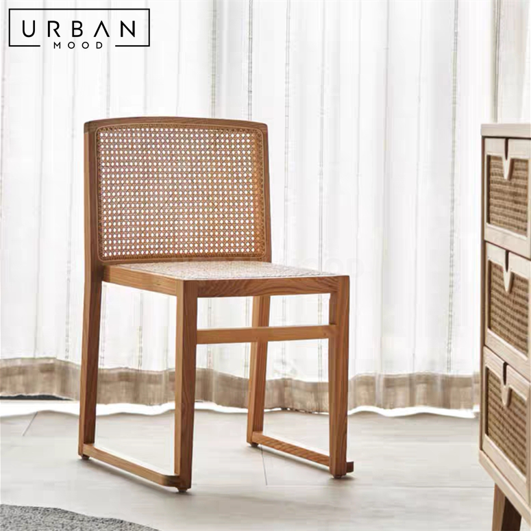 ASIDE Vintage Rattan Dining Chair