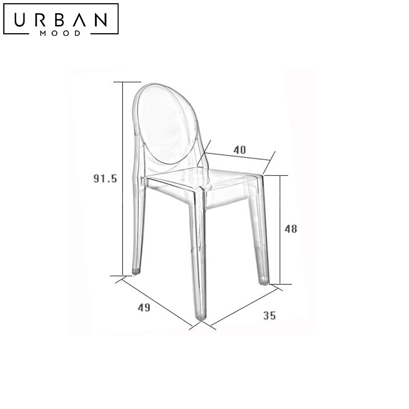 ASMA Modern Round Glass Dining Table