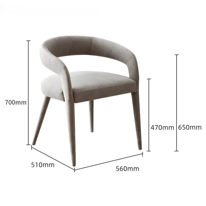 ASTRAVIK Modern Velvet Dining Chair - Urban Mood Singapore