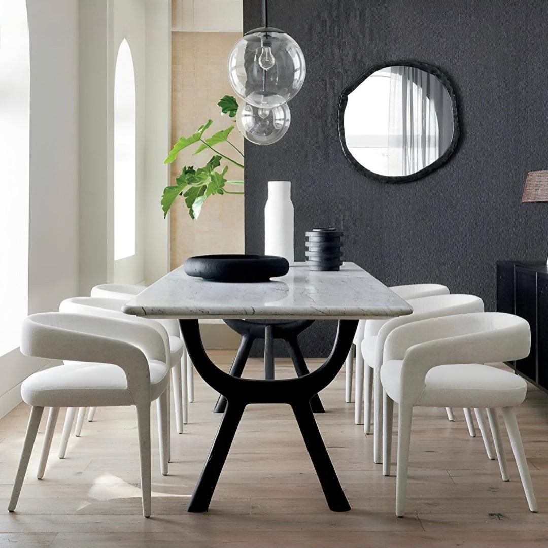 ASTRAVIK Modern Velvet Dining Chair - Urban Mood Singapore