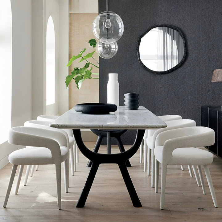 ASTRAVIK Modern Velvet Dining Chair - Urban Mood Singapore