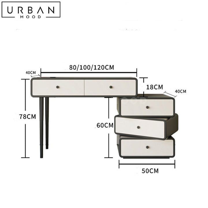 ATON Modern Vanity Table Set