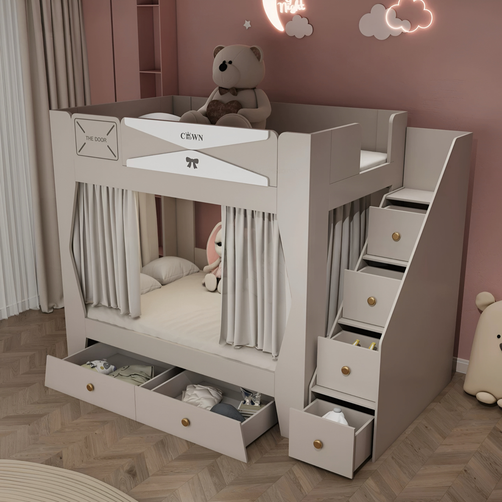 AUBRIET Modern Double Decker Bedframe - Urban Mood Singapore