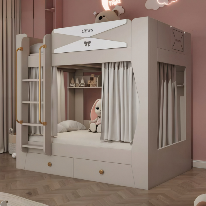 AUBRIET Modern Double Decker Bedframe - Urban Mood Singapore