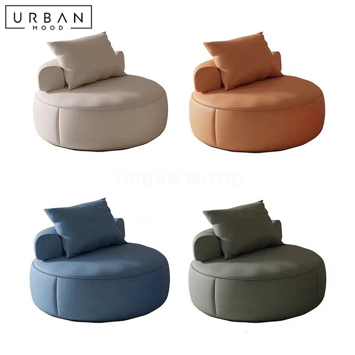 AURA Modern Leather Leisure Chair