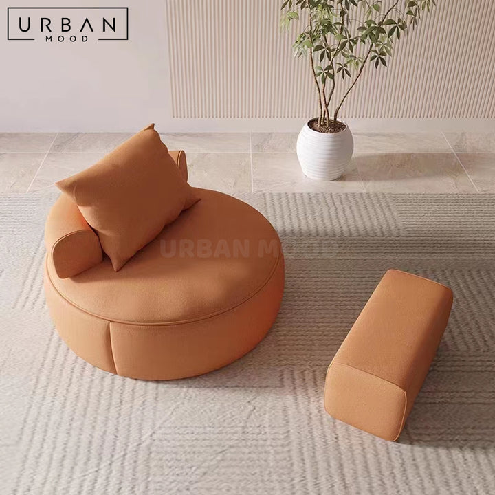 AURA Modern Leather Leisure Chair