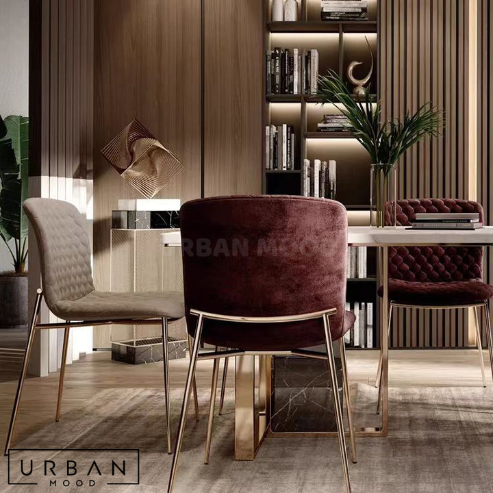 AURAE Modern Velvet Dining Chair