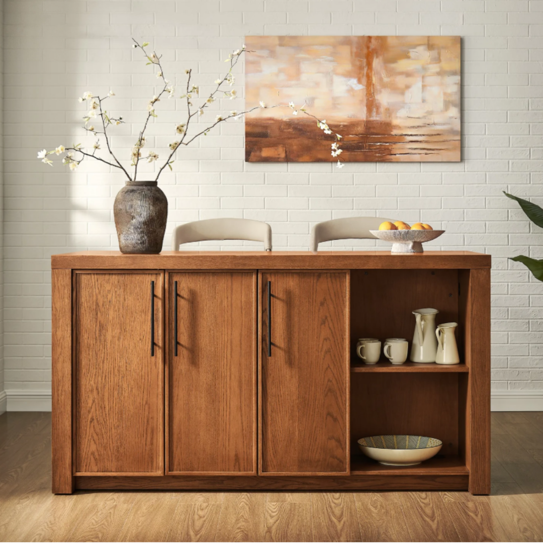 AURELA American Solid Wood Kitchen Island Cabinet - Urban Mood Singapore
