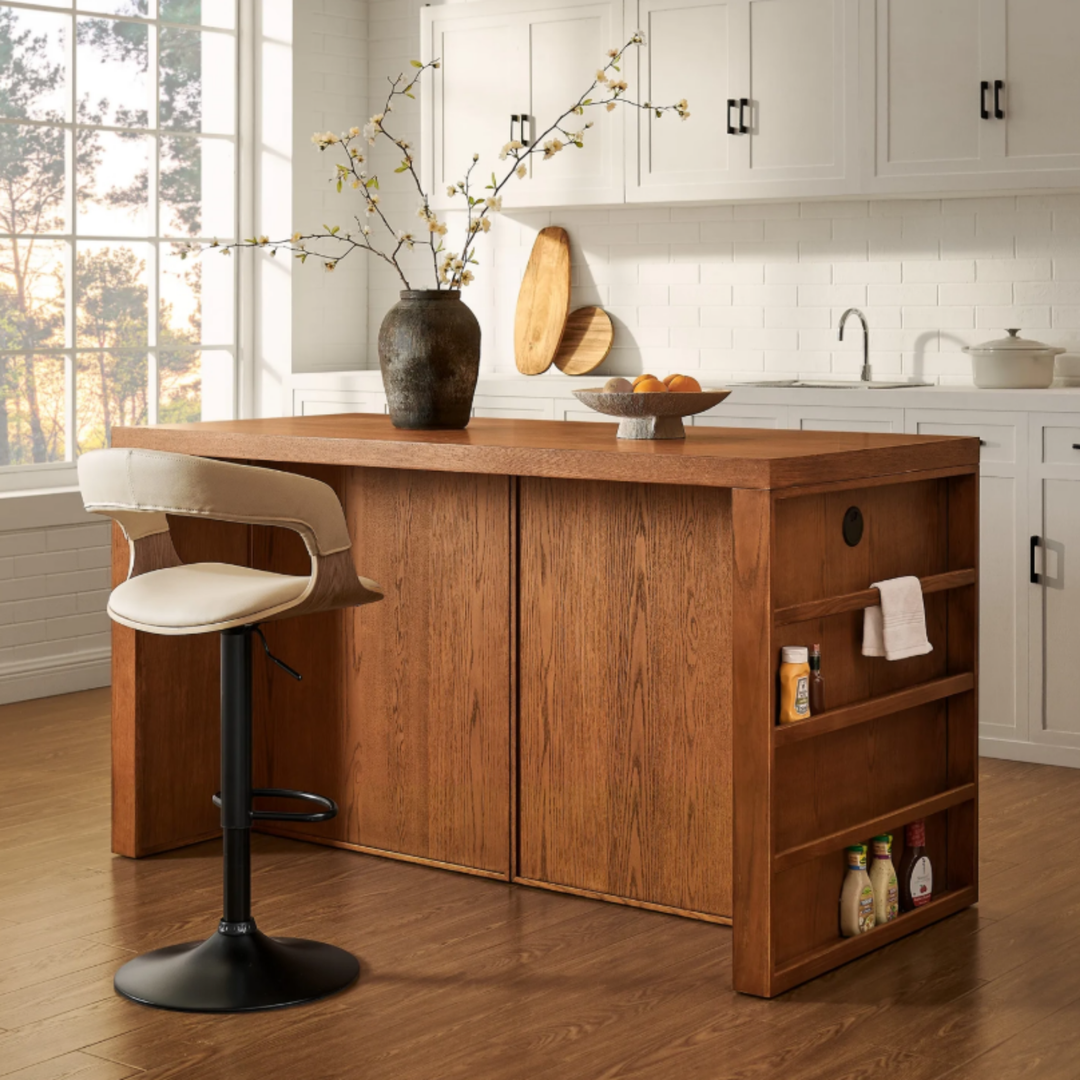 AURELA American Solid Wood Kitchen Island Cabinet - Urban Mood Singapore